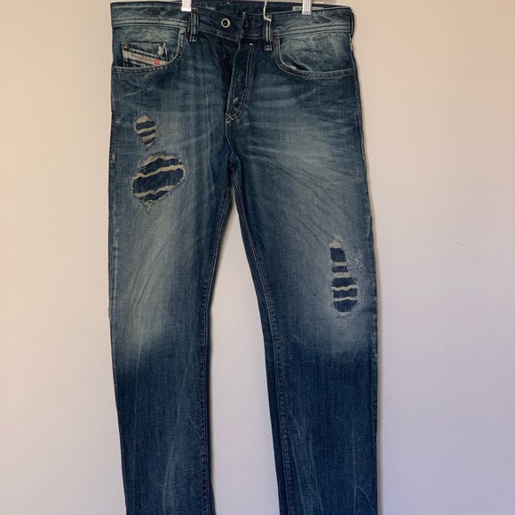 Diesel | Jeans | Diesel Wash Buster Regular Slim Tapered Jeans | Poshmark